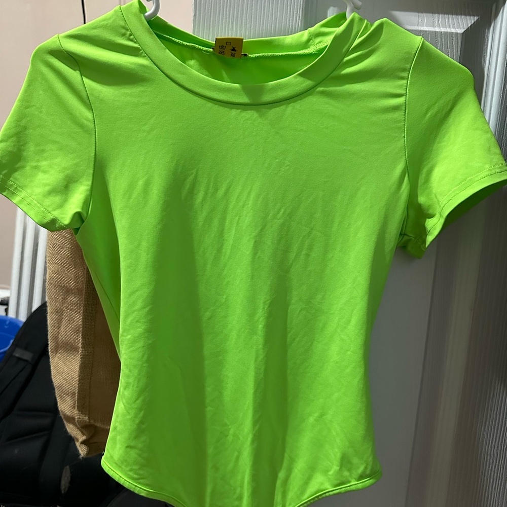 Neon Green Women's Top